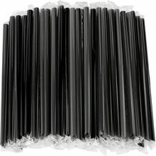 Pajitas grandes de 100x10mm para batidos, pajitas gruesas para bebidas, accesorios de barra para batidos deé Boba, 195 piezas 1YYH - claro - Ver 6