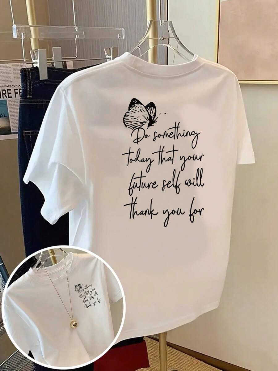 Women T-Shirts - [White] - View 1