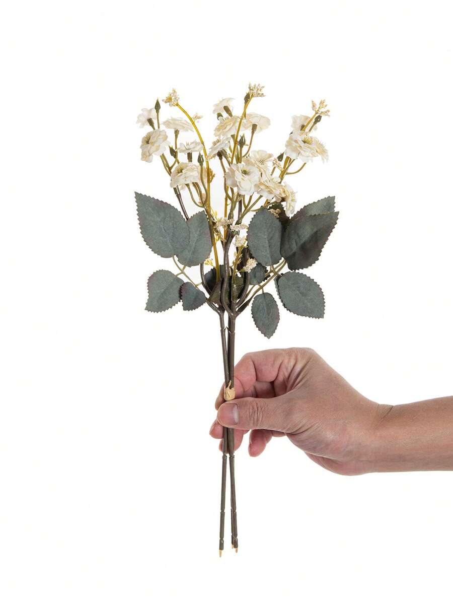 1朵人造玫瑰花,仿真植物,家居、餐厅、客厅、户外花园装饰,母亲节礼物,生日礼物,毕业礼物,婚礼季,插花,摄影道具,秋季,春季,花瓶,花墙,花环,新娘捧花,婚礼装饰,DIY花环材料,生日派对装饰,家居装饰配件,情人节 - 白色 - 查看 1
