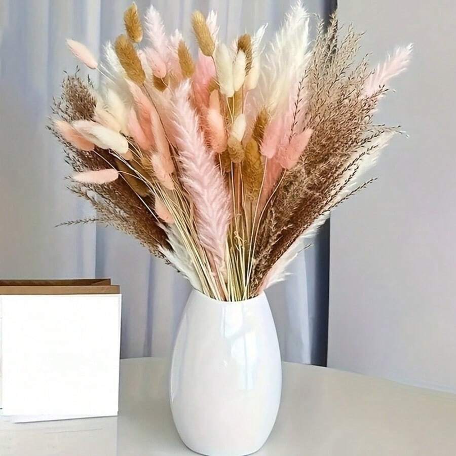 Dried Flower Bouquet - 102pcs - View 1