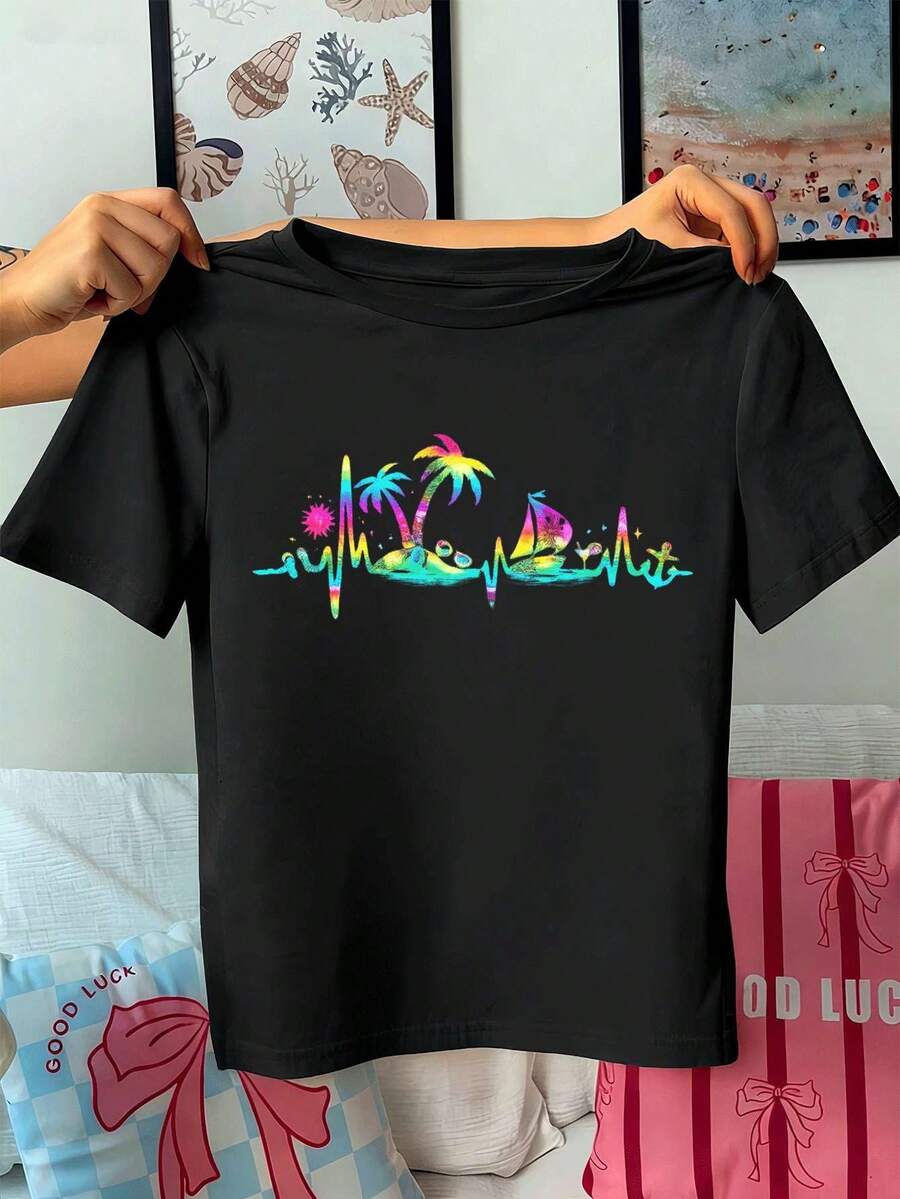 Women T-Shirts - Black - View 1