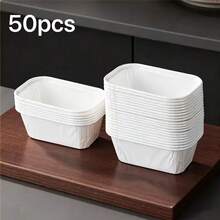 50 chiếc cốc nướng bánh, giấy lót bánh cupcake, cốc muffin dùng một lần, dùng để tự làm bánh tráng miệng, thích hợp cho đám cưới, Ngày của Mẹ, tiệc sinh nhật, quà tặng, dịp tựu trường. - Nhiều màu - Xem 6