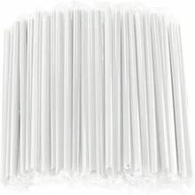Pajitas grandes de 100x10mm para batidos, pajitas gruesas para bebidas, accesorios de barra para batidos deé Boba, 195 piezas 1YYH - claro - Ver 10