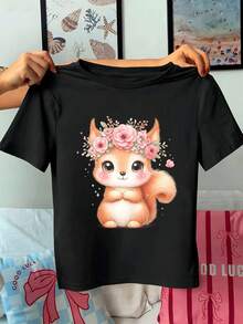 T-shirts pour femmes - Noir - Voir 1