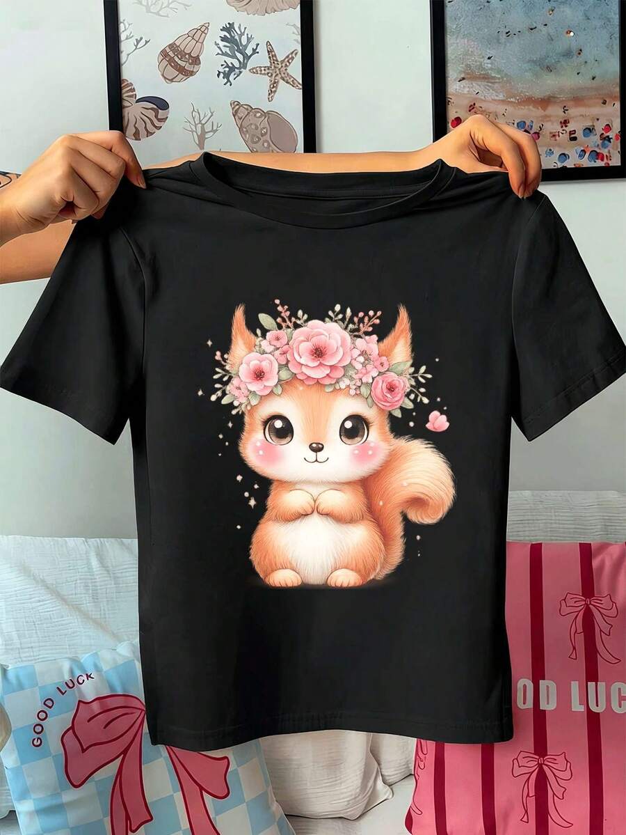 T-shirts pour femmes - Noir - Voir 1