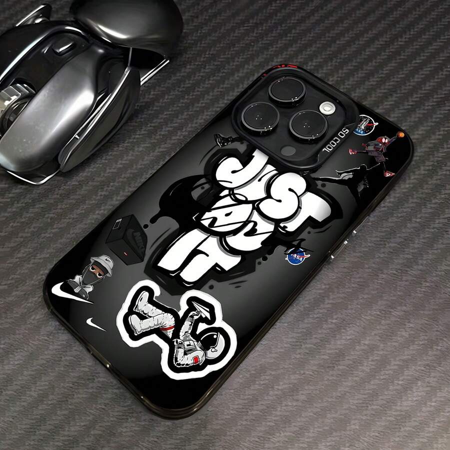 Graffiti Sneaker Culture Space Vibe phone cases is compatible with Samsung, Apple, VIVO, OPPO, , Transsion, , and Honor. Made of TPU silicone, it offers shock and drop protection. - Negro - Ver 1