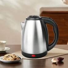67.6oz Electric Kettle, 2 Styles Optional: Borosilicate Glass Kettle With Blue LED & Stainless Steel Hot Water Kettle, Fast Boil, Auto Shut-Off & Boil-Dry Protection, Suit For Tea Coffee - 查看 8