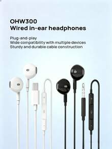 Acer These Wired In-Ear Headphones Feature An In-Line Microphone And Optimized Call Quality, Delivering Clear, Noise-Free Vocals. Plug And Play, They Are Widely Compatible With Multiple Devices. The Robust Cable Makes Them Suitable For Music Listening, Daily Office Work, And Gaming, Meeting Diverse Needs In Various Scenarios. - View 2