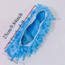 1 Pair Reusable Mop Slippers - Detachable And Washable, Slouchy Floor Cleaning Slippers, Suitable For Home Use In Living Room And Bedroom - Multiple Styles - View 10