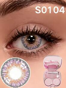 3D Contact Lens Case Set Is Suitable For 6 Months Of Wear And Is Perfect For Vacations, Everyday Outdoor Activities, And Holiday Gifts. It Can Be Used For Eye Makeup, Cosplay, Holiday Costumes, Halloween Costumes, Role-Playing Games, Etc. - Nhiều màu - Xem 12