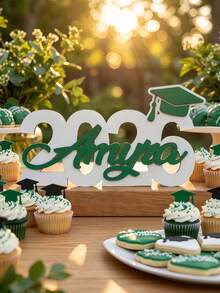 Personalized Graduation Photo Name Tag, 2026 Graduate Customized Name Plate, Personalized Graduation Gift, 2026 Graduate Photo Prop, High School/College Graduation Party Decor - Multicolor - View 7