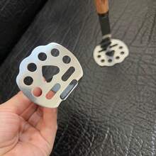 两件套立式土豆捣碎器 - 不锈钢食品捣碎器和压碎器（非常适合制作婴儿辅食） - 自然色 1件 - 查看 7