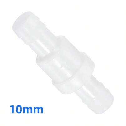 Válvula de retención en línea de 10 mm 3/8", núcleo de válvula de silicona, combustible, gas, líquido, aire unidireccional, HHO, agua