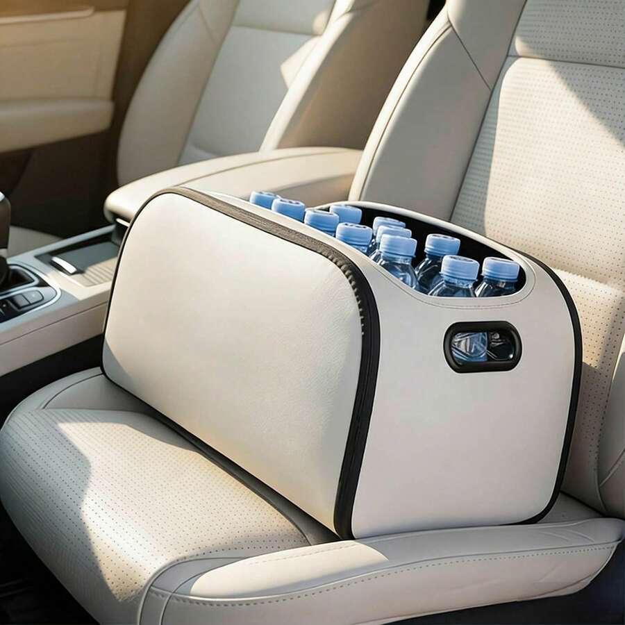 1 pieza Caja de almacenamiento multifuncional para el maletero, organizador impermeable de gran capacidad, útil para autocaravana y camping, mantiene el interior del coche ordenado y mejora el estado de ánimo - multicolor - Ver 1