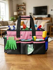 1pc Large Capacity Outdoor Storage Bag, Camping Storage Bag, Cleaning Tool Storage Bag, Storage Bag With Detachable Adjustable Shoulder Strap, Multi-Function Storage Bag, Crossbody Portable Cleaning Tool Waist Bag, Outdoor Tool Bag, Outdoor Storage Bag, Multi-Function Storage Bag, Indoor Storage Bag - Multicolor - View 4