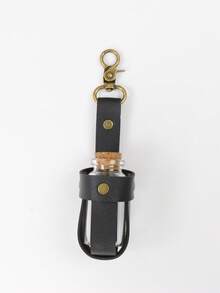 1 Set Medieval de Alquimia, 3 botellas de poción de piel sintética, bolsa de cintura/lateral de fantasía, accesorios de cosplay vikingo con presilla para cinturón, accesorios de bruja del Renacimiento, botellas de poción mágica, accesorios de disfraz de Halloween punk - A - Ver 11