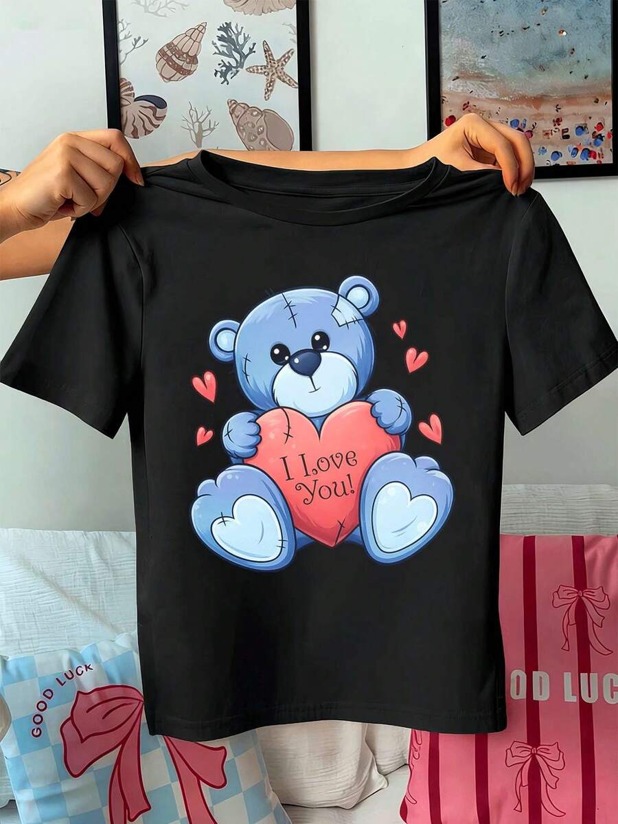 Women T-Shirts - Black - View 1