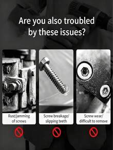 Multi-Size Double-Sided High-Speed Steel Damaged Screw Extractor Drill Bit Set, Practical DIY Silver Spiral Dual-End Loose Broken Bolt Removal Quick Repair Hardware Tool Kit, Essential Woodworking Home Tool, Father's Day Gift - A - View 7