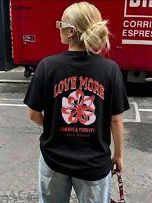 Women T-Shirts - Black - View 8