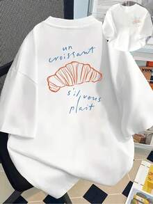 Women T-Shirts - [White] - View 2