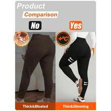 Leggings Largos Negros para Mujer Alto Estiramiento 83% Poliéster 17% Elastano Ideal para Deportes Fitness Yoga y Uso Diario - Negro - Ver 7