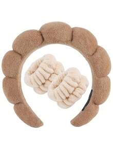 1 Băng đô rửa mặt/2 Vòng đeo tay rửa mặt/3 Bộ băng đô spa, băng đô trang điểm, băng đô rửa mặt, băng đô chăm sóc da, nơ, bong bóng, băng đô spa, vòng đeo tay, bộ phụ kiện tóc cho phụ nữ và bé gái - Họa tiết da báo - Xem 6