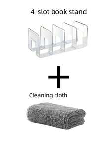 2 Packs Clear Acrylic Four-Compartment Wallet Storage Box, Used For Closets, Multifunctional Bookend Desktop Partition Storage Rack, Integrated Design With No Assembly Required, Thickened Acrylic, Anti-Tilt Structure With Non-Slip Base, Smooth And Rounded Edges Without Burrs, Space-Saving Visible Storage, Easy To Clean, Suitable For Handbags, Books, Documents, Cosmetics, Closets, Offices, Bedrooms, Kitchens, And RV Home Storage - Multicolor - View 11