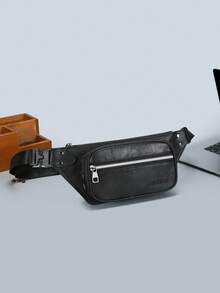 New Temperament Men's Crossbody Bag, Practical Waterproof Multi-Purpose Shoulder Bag, High Aesthetic Value, Lightweight Riding Waist Bag - Multicolor - View 12