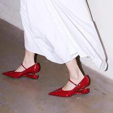 Women Wedges & Flatform - Red - View 7