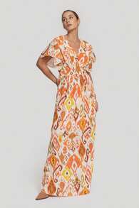 ARMONIAS Women Midi Dresses - QUẢ CAM - Xem 11