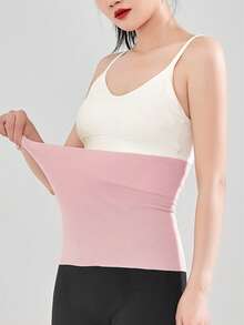 1 buah Sabuk Penyangga Pinggang Tipis Wanita Musim Semi/Panas, Korset Pinggang Elastis Warna Polos, Cocok untuk Olahraga Luar Ruangan, Yoga, Lari - Aneka warna 1 - View 30