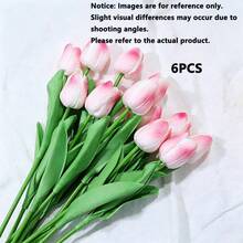 Artificial Tulips - Multiple Colors Available, Suitable For Decorating Living Room And Dining Table. , Fade-Resistant Nordic Style Home Decor, Perfect For Anniversary Celebrations And Party Setups. Essential Gift For Valentine's Day And Mother's Day. - Multicolor - View 13