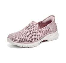 Skechers 舒适减震休闲套脚步行鞋 - 粉色 - 查看 1