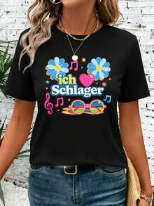 Women T-Shirts - Black - View 1