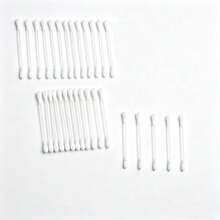 30 piezas de hisopos de cuidado posterior de perforaciones con solución salina - Limpieza suave para perforaciones en orejas, nariz y Body - Ver 6