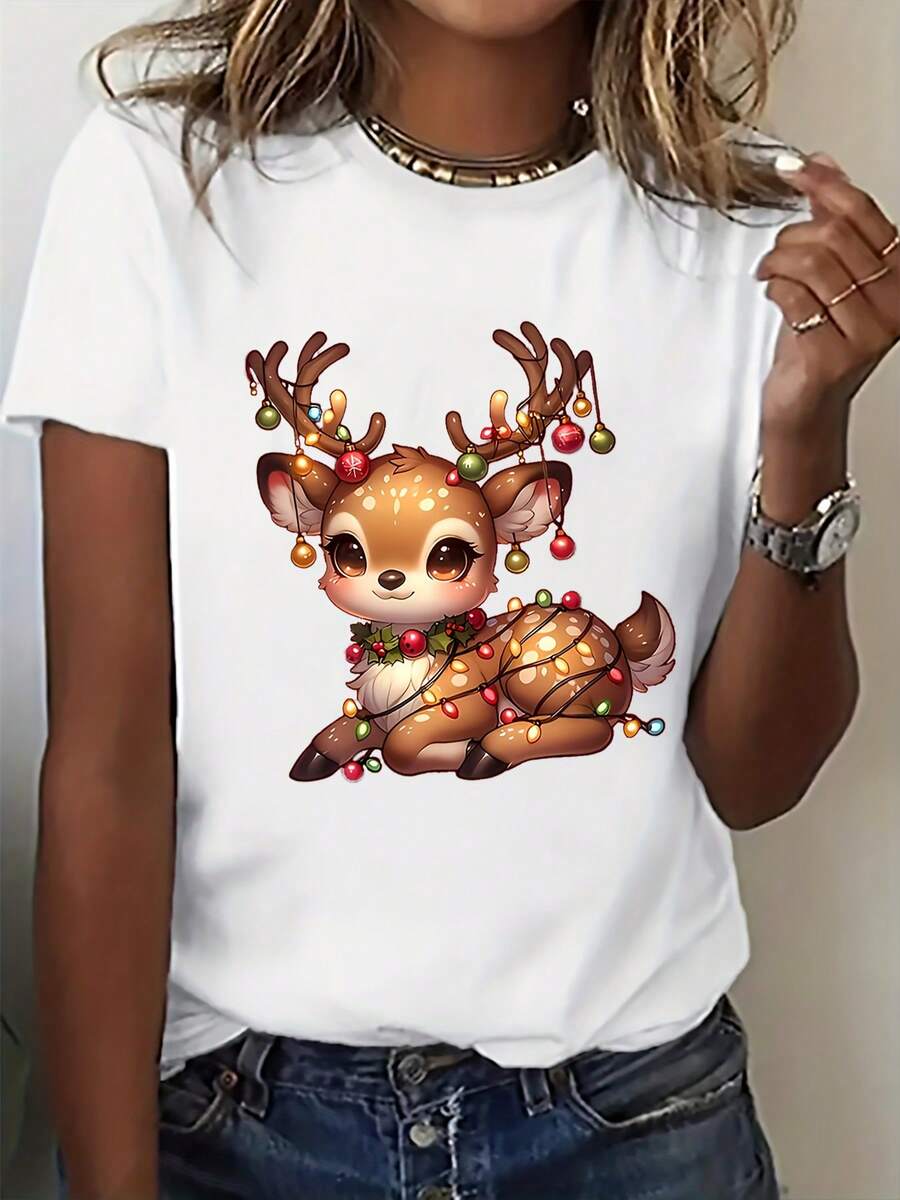 Women T-Shirts - White - View 1