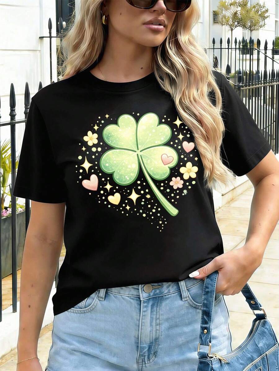Women T-Shirts - Black - View 1