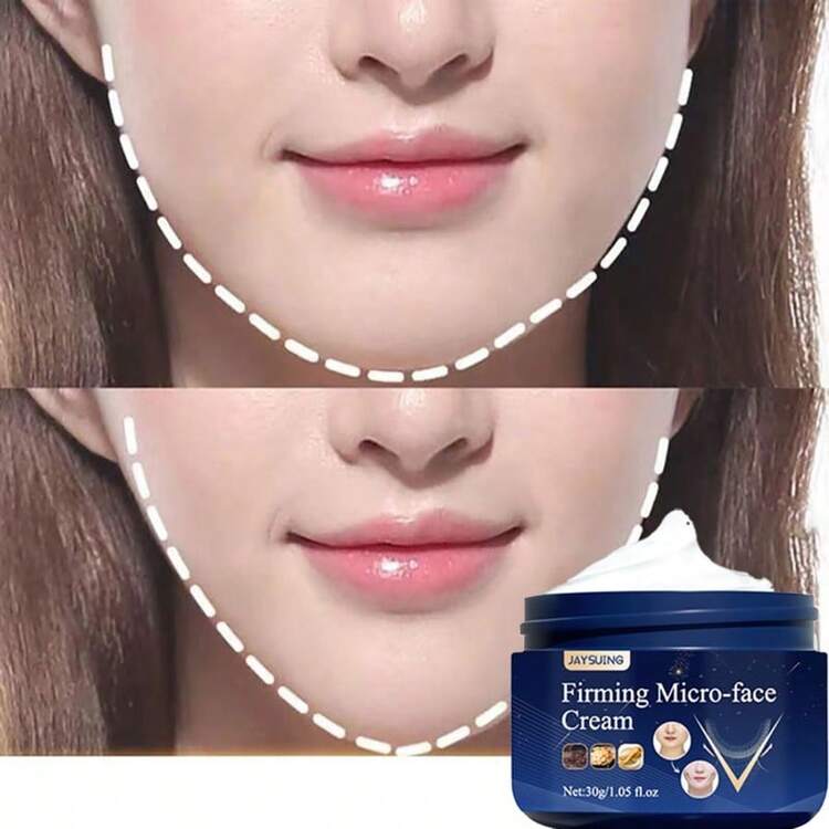 Facial Firming Cream 30G, With The Effect Of Tightening Facial Skin, Alcohol-Free, Nourishing And Softening The Skin, Tightening The Jawline, Enhancing The Contour Of The Chin. Suitable For Dry Skin, Suitable For All Skin Types. An Excellent Gift Choice. - 緊緻乳霜 - 查看 3