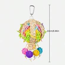 随机颜色和款式鹦鹉磨牙玩具，训练磨牙解闷攀爬牡丹虎皮雉鸡鹦鹉专用玩具 - 查看 2