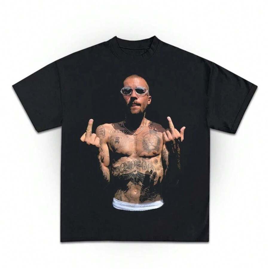 Men Outdoor Tees & Tanks - Black - View 1