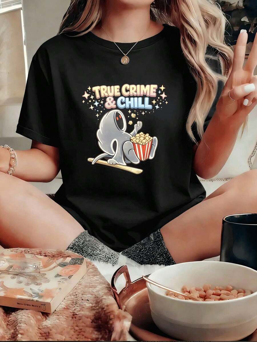 Women T-Shirts - Black - View 1