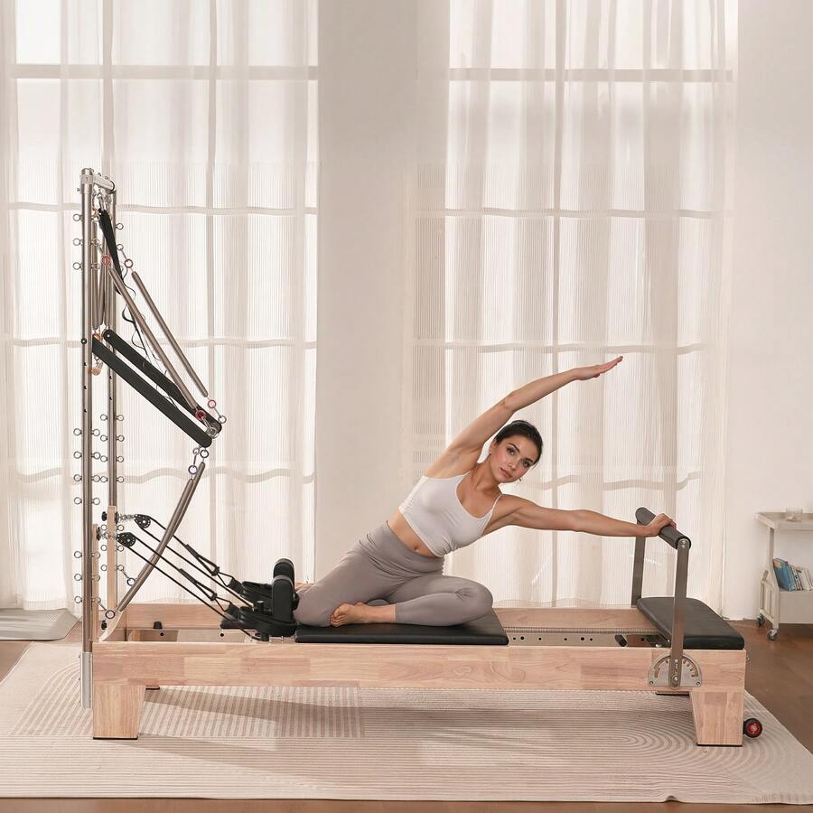 Lit de Pilates et seau d'échelle - Gummibaumholz - Voir 1