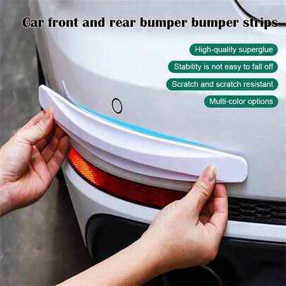 Bộ 2/4 miếng bảo vệ góc cản xe hơi, chống trầy xước, chống va chạm, phụ kiện ô tô
