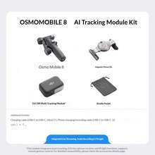 Bộ ổn định gimbal điện thoại thông minh DJI Osmo Mobile 8 siêu nhẹ, theo dõi thông minh, gậy selfie, theo dõi 360° thông minh, phát trực tiếp, chân máy, bộ tiêu chuẩn, cấu hình chính thức, màu đen. - Xem 5