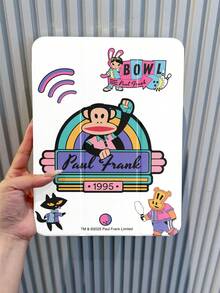 Ốp bảo vệ phẳng kiểu sân bowling retro Paul Frank, thiết kế hoạt hình pop cổ điển thập niên 80/90, tương thích với iPad 10.2", Pro 11" (2021/2020/2022), Air, chống sốc với chân đế, chân đế gập ba, bảo vệ cạnh mềm, chống rơi và trầy xước, phong cách tối giản/thường ngày/công sở/cổ điển, không bao gồm bút cảm ứng. - Nhiều màu - Xem 1