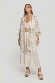 Women Kimonos - White - View 7