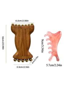 Máy mát xa mặt và cổ chuyên nghiệp này đi kèm với lược mát xa da đầu đa chức năng 4 trong 1, lược mát xa bấm huyệt và một lược nhỏ hình cá heo màu hồng bằng nhựa. Thiết kế công thái học giúp mát xa sâu các mô và cho phép mát xa mặt và cơ bắp mà không cần pin. - nhiều màu - Xem 11