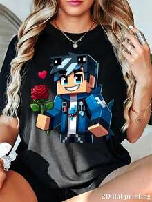 Women T-Shirts - Black - View 2