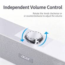 Acer OSK218電腦音響藍牙 小音箱家用長條多媒體超重低音炮USB迷你遊戲電競揚聲器桌上型電腦筆記型手機平板通用 環繞音質 - 查看 3