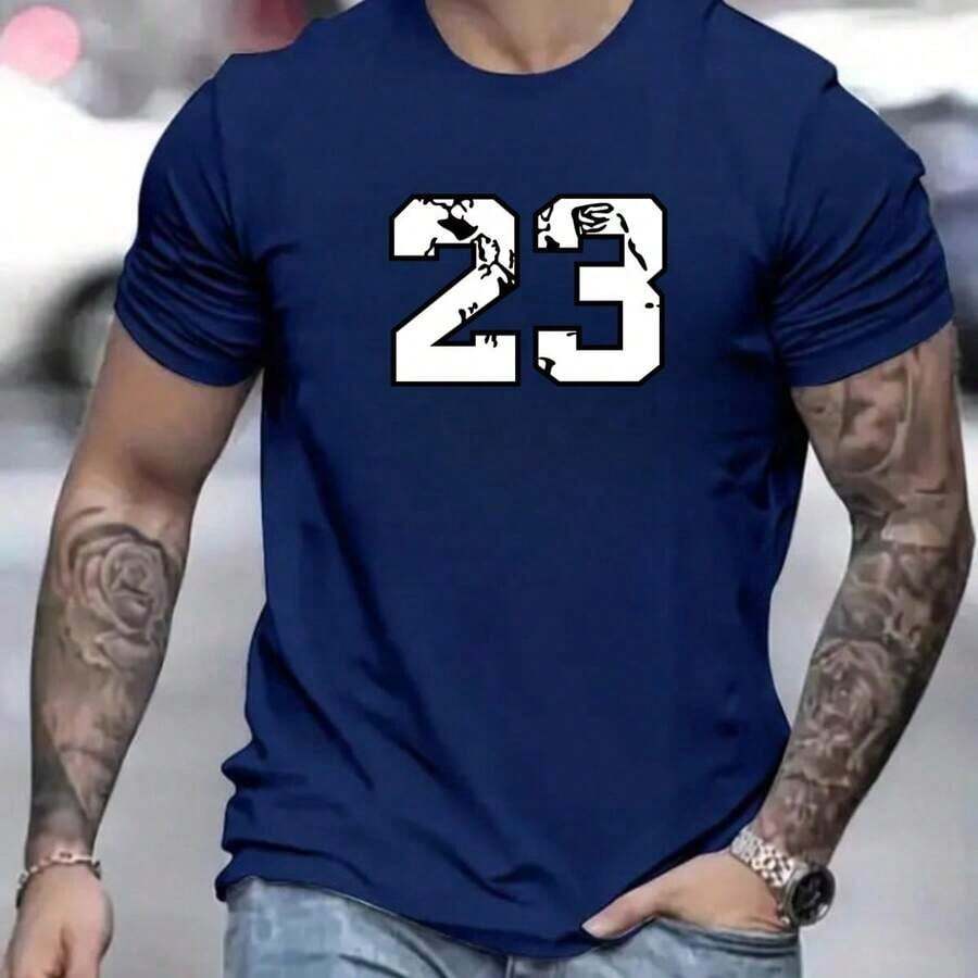 Camiseta Masculina  30.1 Classico Manga Curta Verão - Azul Marinho - Visão 1